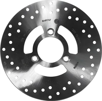 Productafbeelding van BREMBO Vaste remschijf 68B40757, Gold Serie, diameter 226 mm, dikte 3,5 mm, met 3 bevestigingsgaten, geschikt voor KYMCO