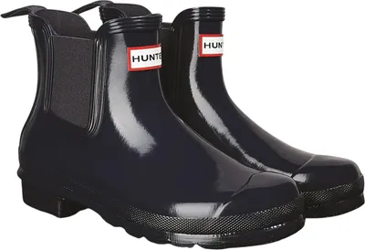 Produktbild von Hunter - "Original" Glänzend Stiefeletten für Damen FS11855 (38 EU) (Marine)