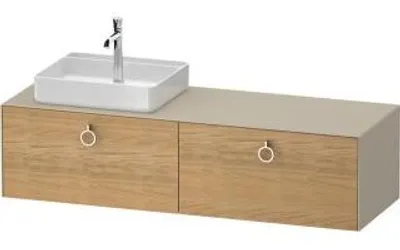 Produktbild von DURAVIT WT4890LH5600000 Konsolen-WTU wh White Tulip 550x1600x