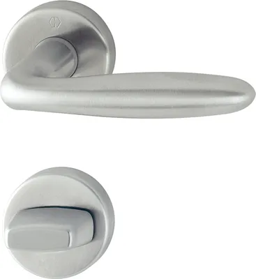 Image de HOPPE Garniture à béquilles VERONA - sur rosace WC, 37 - 42, inox mat