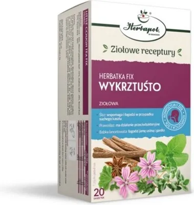 Produktbild von Herbapol Fix Kräutertee schleimlösend, 20 Beutel.