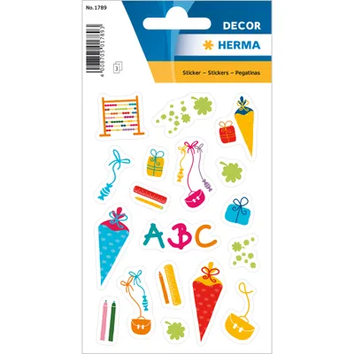 Produktbild von Herma Sticker DECOR Schultüte 3 Bl