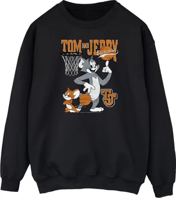 Obrázek produktu pro Tom a Jerry - pánská mikina "Spinning Basketball" BI1739 (S) (černá)