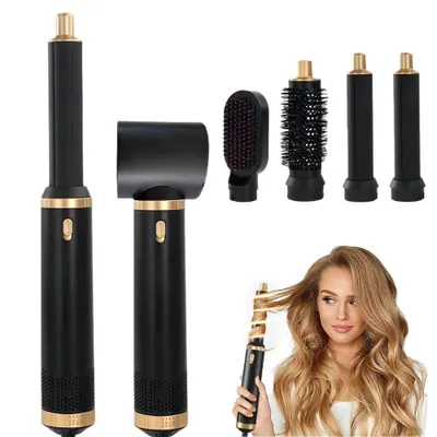 Produktbild von Airstyler, Föhn, Multihaarstyler, Haarstyling, Warmluftbürste, 5 in 1 Haarstyler, Hairstyler, Damengeschenk,1000W