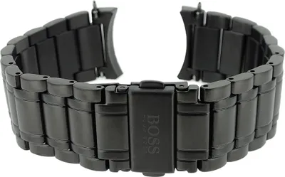 Produktbild von Hugo Boss Aeroliner Chrono Uhrenarmband 22mm Edelstahl schwarz 1513275