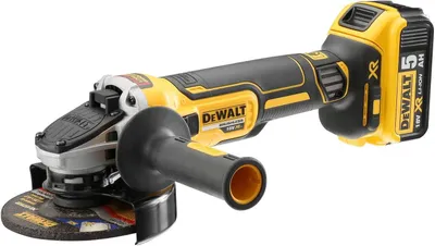 Produktbild von DeWALT DCG405P2 Akku Winkelschleifer 18V 5Ah Ø125mm bürstenlos 2 Akkus & Koffer