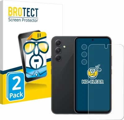 Produktbild von 2x Für Samsung Galaxy A54 5G (Display+Kamera) Schutzfolie BROTECT Displayschutz Display Schutz Folie Klar Transparent