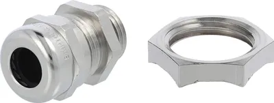 Immagine prodotto di Raccordo LAPP EMC con controdado M16x1,5 ottone (CuZn) nichelato lunghezza filettatura 7,0 mm - 1 pezzo