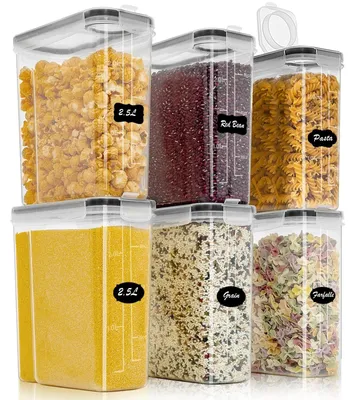 Immagine prodotto di Set di 6 contenitori ermetici in plastica