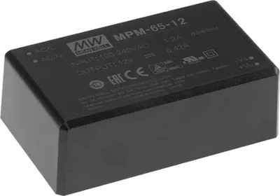 Produktbild von MEANWELL MPM-65-5 - Medizinisches Netzteil, single output, offen - Modul 65W 5V/10A