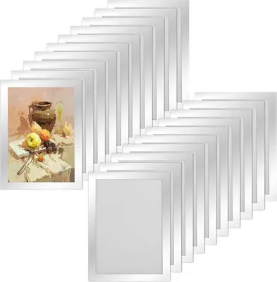 Produktbild von Magnetrahmen A5 18 x 24 cm - selbstklebend, aufklappbar, für Dokumente und Fotos