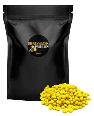 Bienenwachspastillen, gelb, 100% Natur, Kosmetikqualität, 1000 g
