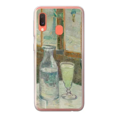 Produktbild von MuchoWow® Handyhülle Schutzhülle Hülle für Samsung Galaxy A20e Couchtisch mit Absinth - Vincent van Gogh Silikon Softcase Handy Hülle - Abdeckung