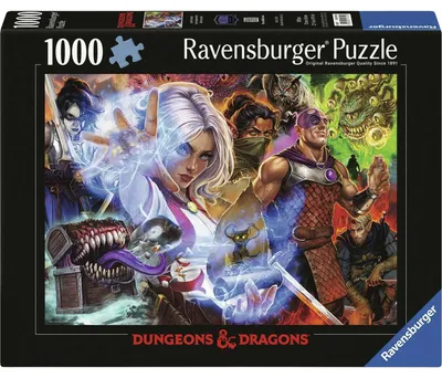 Productafbeelding van Puzzel voor volwassenen, 1000 stukjes - D&D - Missie aanvaard