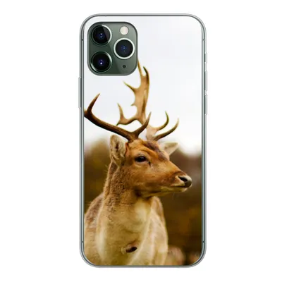 Produktbild von MuchoWow® Handyhülle Schutzhülle Hülle für iPhone 11 Pro Damhirsch - Wald - Herde - Tiere - Natur Silikon Softcase Handy Hülle - Handy