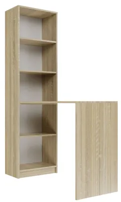 Immagine prodotto di Scrivania con scansia ROMET - rovere sonoma