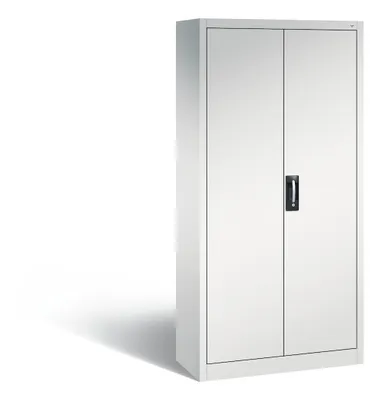 Produktbild von C+P Büro-Drehtürenschrank Acurado | HxBxT 195x93x40cm | Lichtgrau