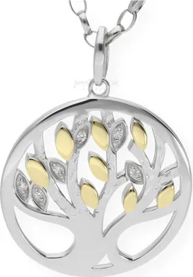 Produktbild von JuwelmaLux Lebensbaum Anhänger Silber 925 Zirkonia JL20-02-0282