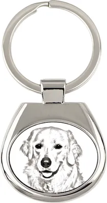 Zdjęcie produktu dla Kuvasz - brelok do kluczy z psem, breloczek z nadrukiem, personalizowana przywieszka marki Art-Dog