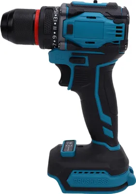 Produktbild von Schlagbohrmaschine (ohne Akku) mit 10 mm Bohrerdurchmesser, 2 Geschwindigkeiten, 180 Nm Drehmoment, 2200 U/min, multifunktionales Akku-Werkzeug für Heimwerkerarbeiten und Holzbearbeitungsprojekte