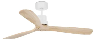 Zdjęcie produktu dla Energooszczędny wentylator sufitowy z pilotem Lantau White Pine 132 cm