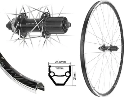 Produktbild von Bärwinkels 28 Zoll Hinterrad 28" Hohlkammer Shimano Disc CenterLock 8/9/10fach Scheibenbremse
