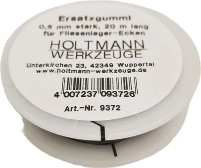 Produktbild von Hufa Fliesenleger Gummi Ø 0.5mm x 20m grau