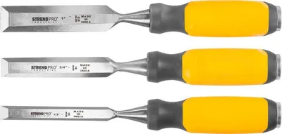 Immagine prodotto di Set di scalpelli Strend Pro Premium, per legno, 12-19-25 mm