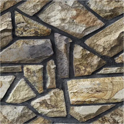 Produktbild von Tapeteneffekt-Aufkleber – Komorensteine ​​– 40 x 40 cm
