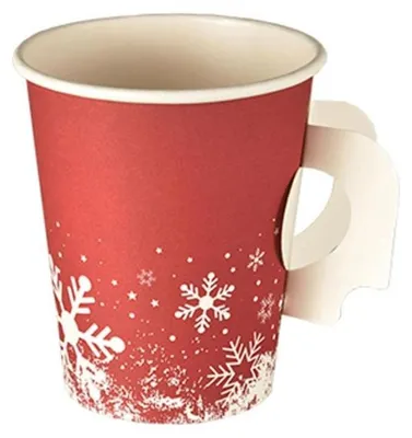 Image de PAPSTAR 85494 50 Einweg-Trinkbecher Winter Time 0,2 l