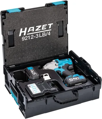 Produktbild von Akku-Schlagschrauber 9212-3LB/4, 18Volt, Vierkant 1/2", 700 Nm (blau/schwarz, 2x Li-Ionen Akku 5Ah, in L-BOXX)