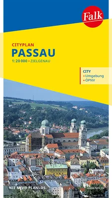 Produktbild von Falk Cityplan Passau 1:17.500