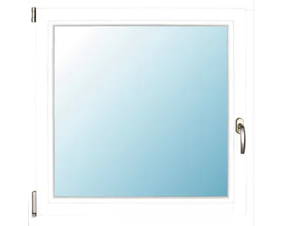 Produktbild von Holzfenster 1-flg. ARON Renova Kiefer lackiert RAL 9016 weiß 600x600 mm DIN Links