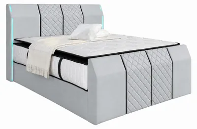 Produktbild von Boxspringbett Paris mit Matratze und Topper