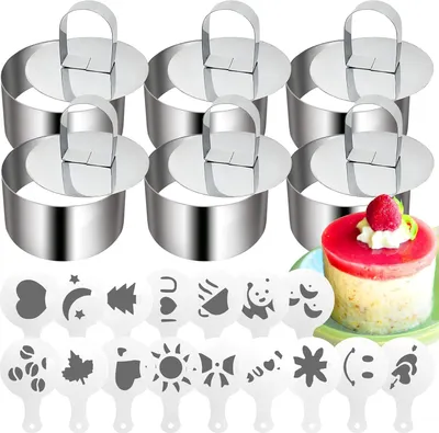 Produktbild von Set aus Kochringen und Formen - Für perfektes Kochen - 22 Stück
