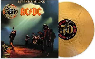 Image de AC/DC - Let There Be Rock (Gold Coloured) (Anniversary Edition) (LP)