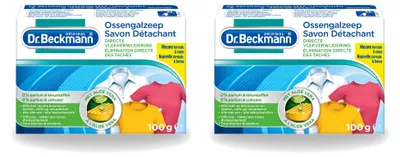 Produktbild von 2 x Dr. Beckmann Fleckenteufel Gallseife mit Aloe Vera, 100 g - Vorteilspackung - 2 Stücke