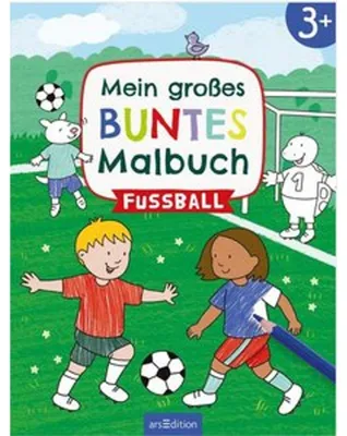 Produktbild von Mein großes buntes Malbuch - Fußball