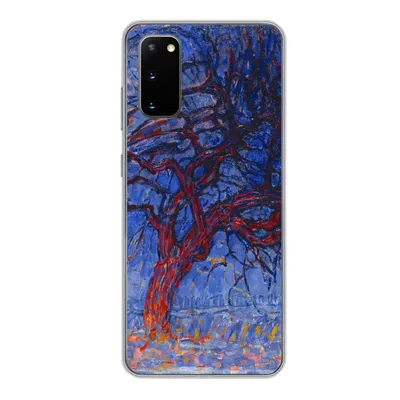 Produktbild von MuchoWow® Handyhülle Schutzhülle Hülle für Samsung Galaxy S20 Roter Baum - Piet Mondrian Silikon Softcase Handy Hülle - Bild