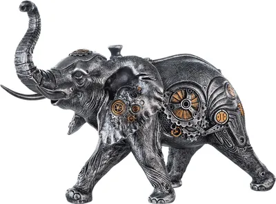 Produktbild von Casablanca by Gilde Dekofigur Skulptur Steampunk Elephant  H. 23 cm,37041