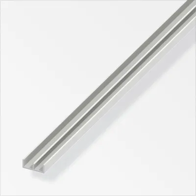 Produktbild von alfer Führungsschienen-Profil, unten 1 m, 6 x 6 x 1 mm Kunststoff weiss