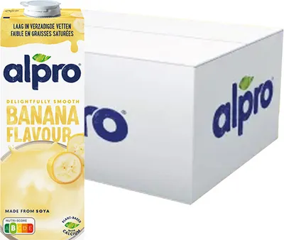 Produktbild von Alpro - Sojadrink Banane - 4x 1ltr