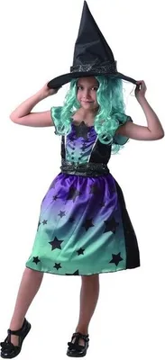 Imagen del producto de MADE - Disfraz de carnaval - bruja, para niños de 120 a 130 cm