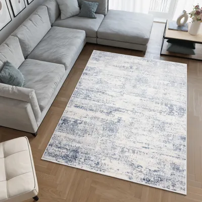 Immagine prodotto di Tappeto Tapiso SKY, moderno, color crema e blu, per soggiorno, dimensioni 270 x 360 cm