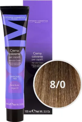Produktbild von DCM Hair Color Cream Ammonia Free 8-0 Natural 100ml