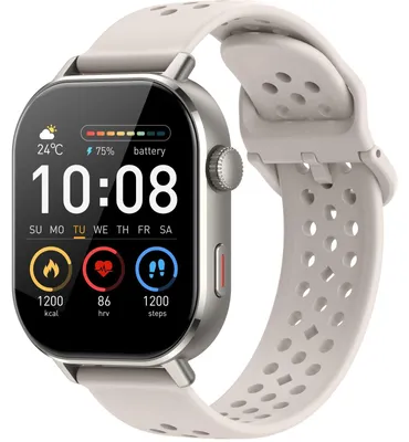 Obrázok produktu pre Inteligentné hodinky pre dámy a pánov s GPS, AMOLED displejom, vodotesnosťou 5 ATM, Bluetooth, funkciou prijímania hovorov, viac ako 110 športovými režimami, kompasom, monitorovaním srdcovej frekvencie a spánku. Kompatibilné, oceľová farba