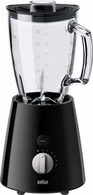 Produktbild von Braun JB 3060, Tischplatten-Mixer, 0,5 l, 800 W, Schwarz, Silber