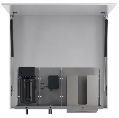 Produktbild von Nofer TOWEL Spiegelschrank 100cm mit automatischem Seifenspender, Wasserhahn und Papierhandtuchspender