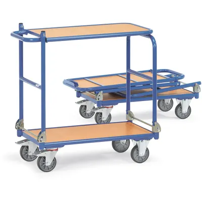 Produktbild von fetra 1141, Stahl, Transportwagen, Blau, 250 kg, 4 Rad/Räder, 16 cm