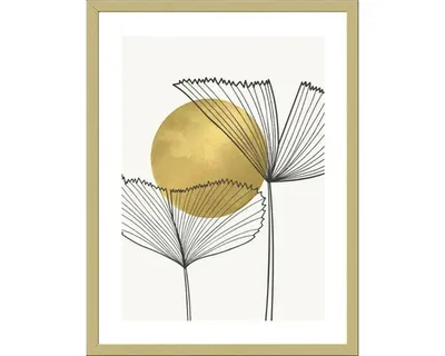Produktbild von Gerahmtes Bild Leaves In The Sun I 33x43 cm